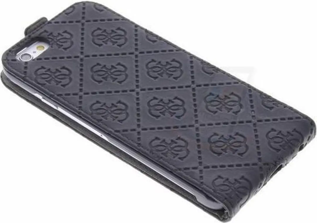 Guess iPhone 6 Scarlett Flap Case GUEGUFLP6SCBK - Zwart