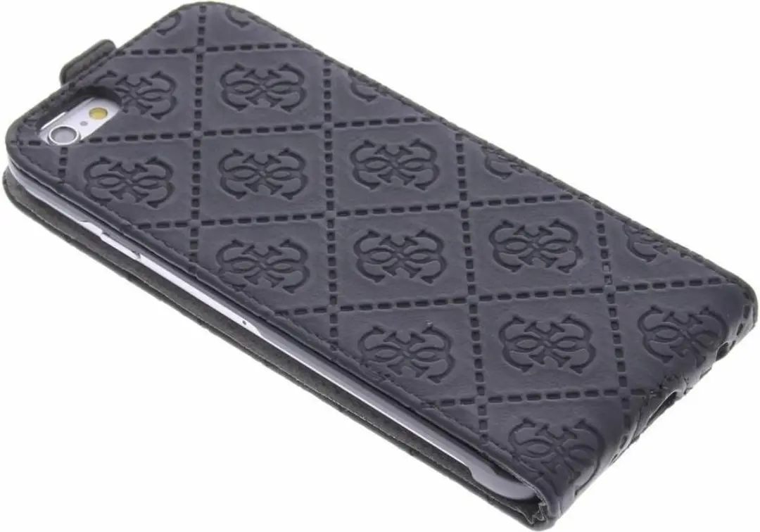 Guess iPhone 6 Scarlett Flap Case GUEGUFLP6SCBK - Zwart