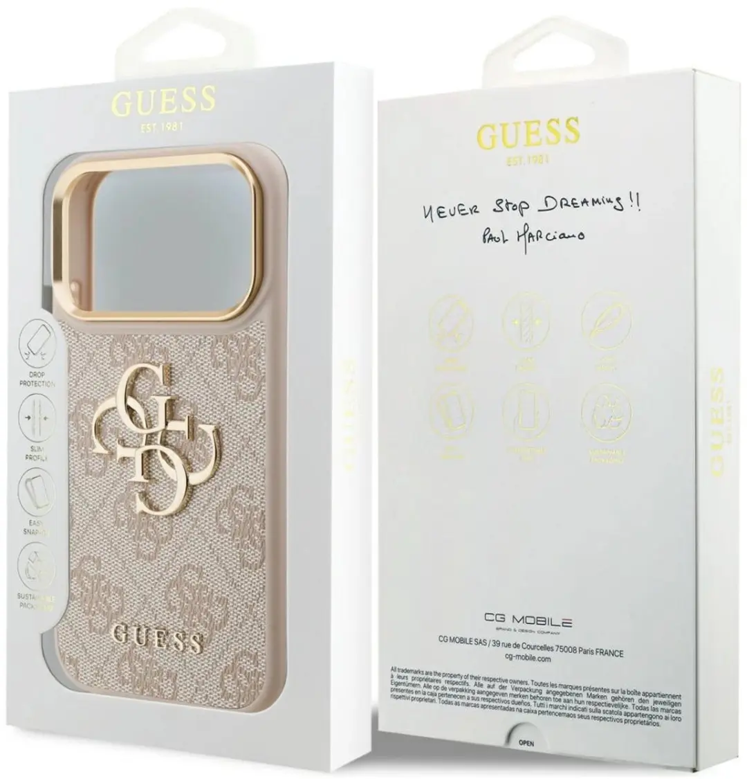 Guess iPhone 17 Pro Back Cover - Roze - 13786 - afbeelding 6 van 6