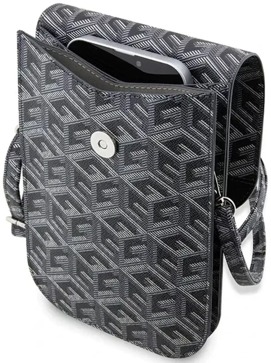 Guess G-Cube Heuptas 3666339112745 - 7 Inch - 3 Pasjes - Zwart