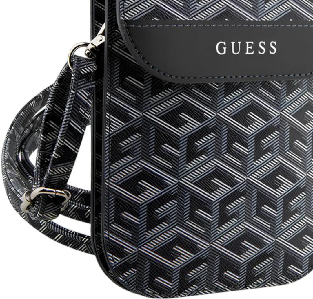 Guess G-Cube Heuptas 3666339112745 - 7 Inch - 3 Pasjes - Zwart
