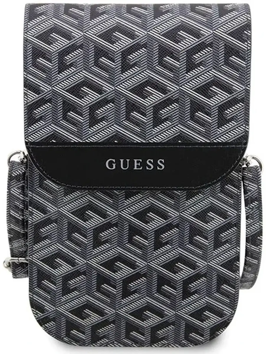 Guess G-Cube Heuptas 3666339112745 - 7 Inch - 3 Pasjes - Zwart