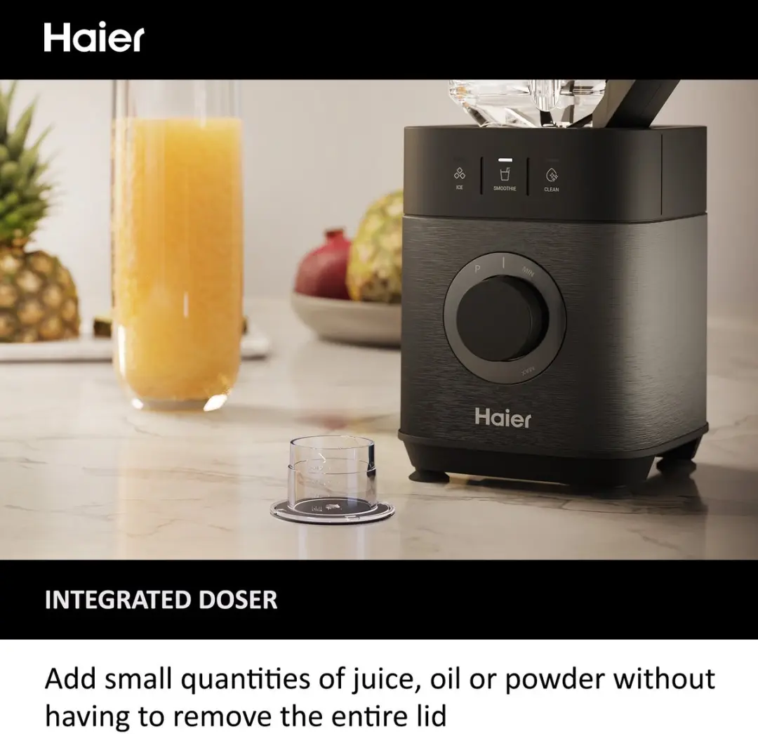 Haier HBL5B2 011 Blender 1200W - 2L - Zwart - afbeelding 6 van 6