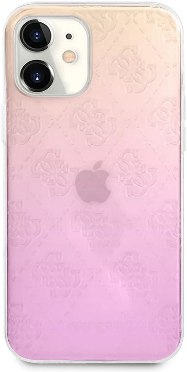 Guess iPhone 12 Mini Hoesje - Gradient Roze - S212-3