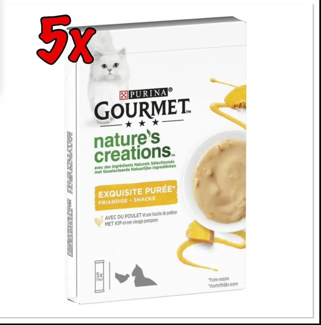 Purina Gourmet Nature's Creations Puree Kip & Pompoen