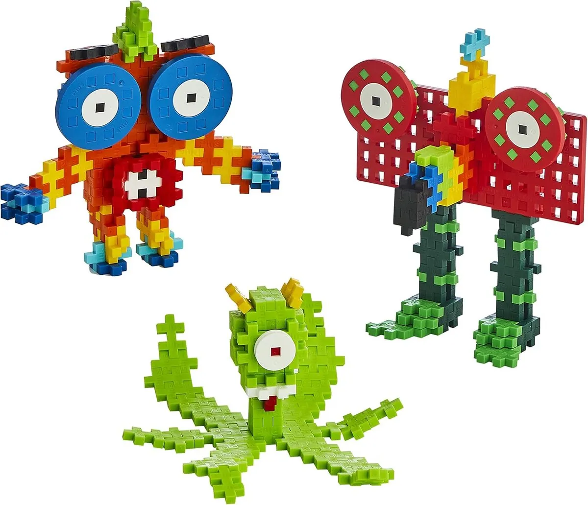 Plus-Plus Learn to Build Monsters 240 Bouwstenen - Coole wezens