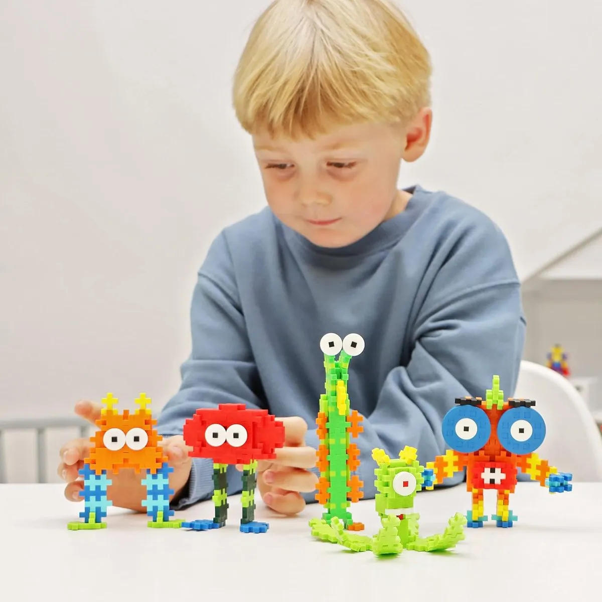Plus-Plus Learn to Build Monsters 240 Bouwstenen - Coole wezens