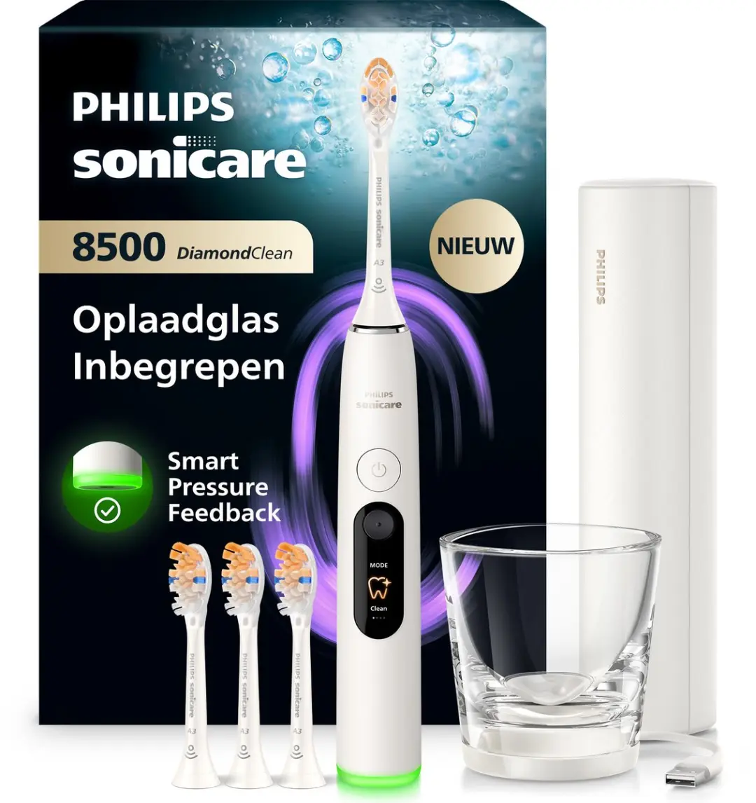 Philips Sonicare DiamondClean 8500 HX8515/11 Elektrische Tandenborstel