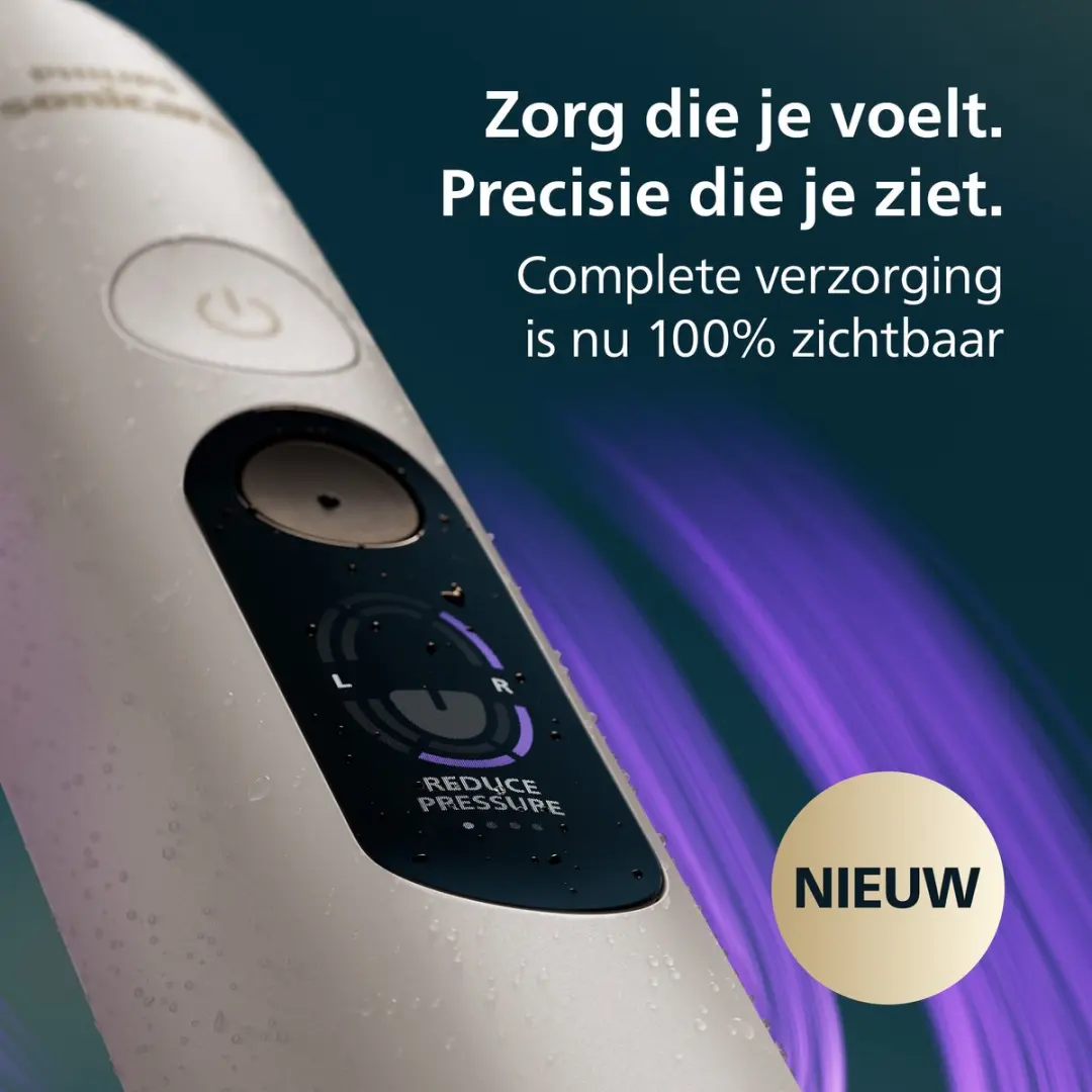 Philips Sonicare DiamondClean 8500 HX8515/11 Elektrische Tandenborstel - 4 Opzetborstels - Wit