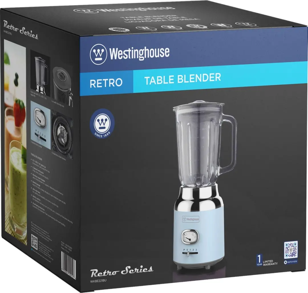 Westinghouse Retro 3-delige Mixset Blauw - 600W