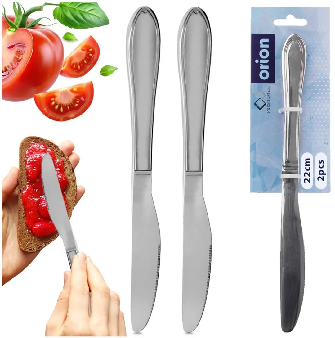 Orion Conic Serie Tafelmessen 22cm - 2 Stuks