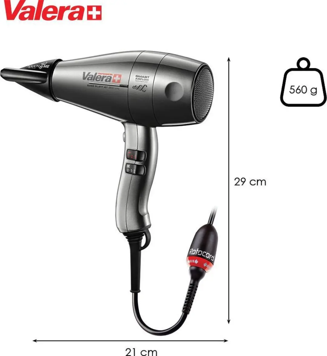 Valera Swiss Silent Jet 8600 Ionic Föhn - 2400W - Multi