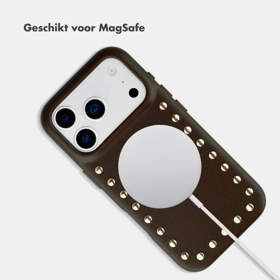 Selencia Hoesje iPhone 17 Pro Max MagSafe Cacao Crush