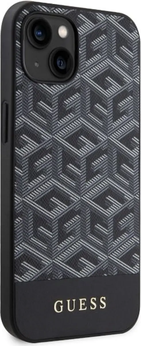 Guess G-Cube Back Case MagSafe - iPhone 14 Plus - Zwart - afbeelding 6 van 6