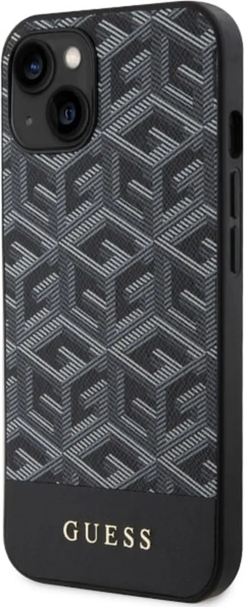 Guess G-Cube Back Case MagSafe - iPhone 14 Plus - Zwart