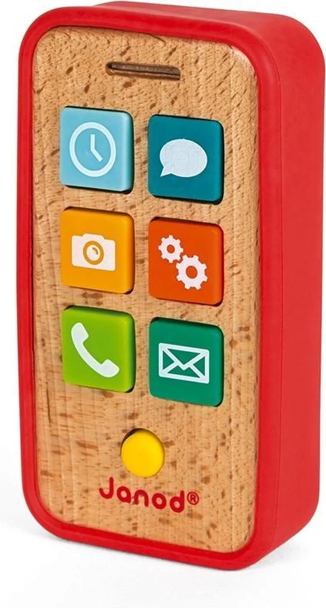 Janod Telefoon Met Geluid 5334 - Rood