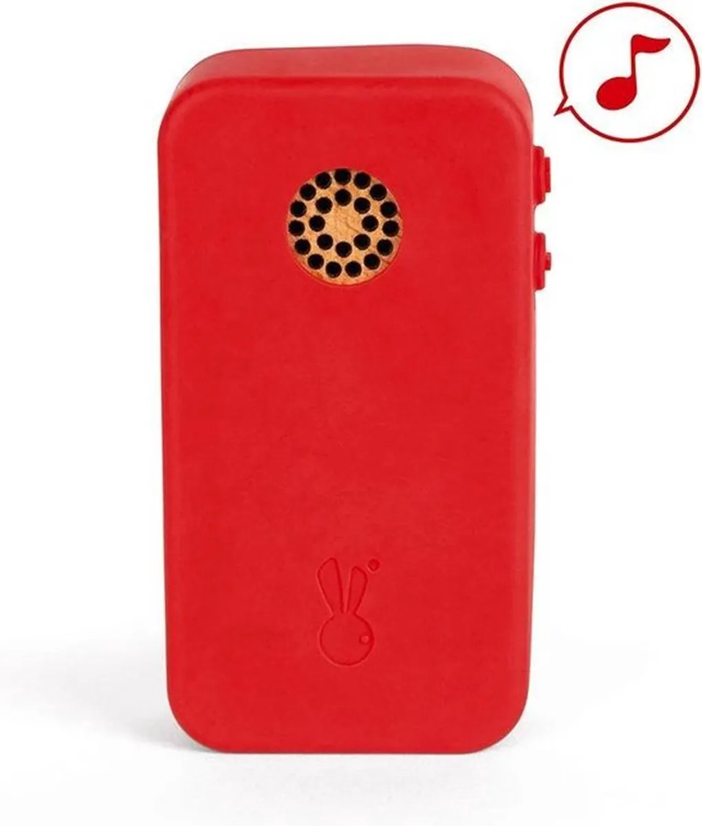 Janod Telefoon Met Geluid 5334 - Rood