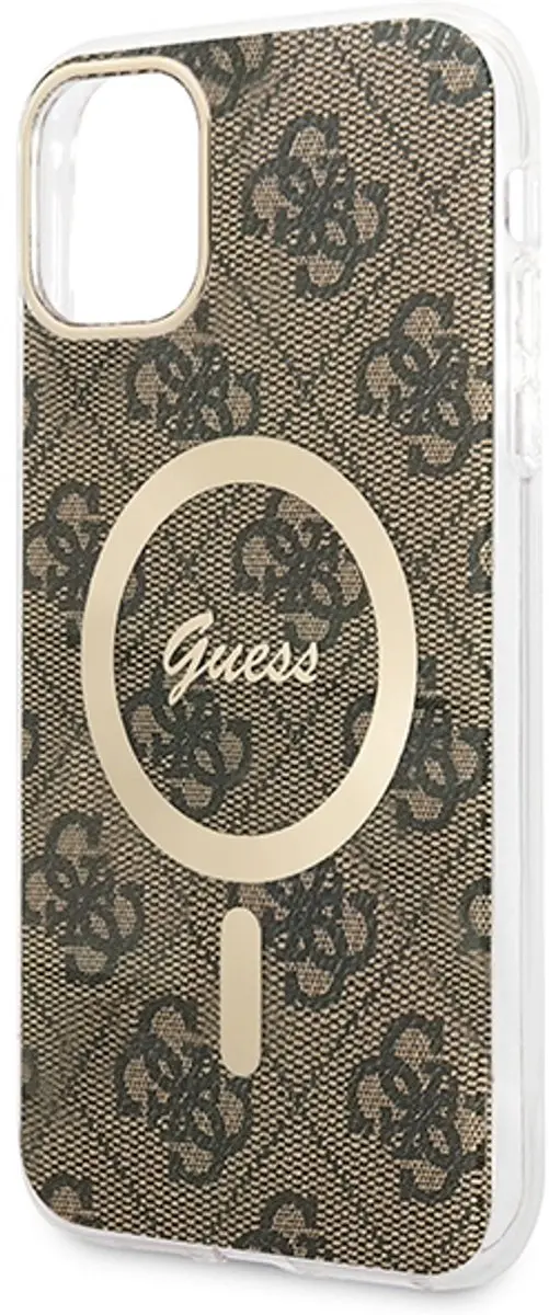 GUESS Hoesje iPhone 11 - Bruin - MagSafe - 3666339103385