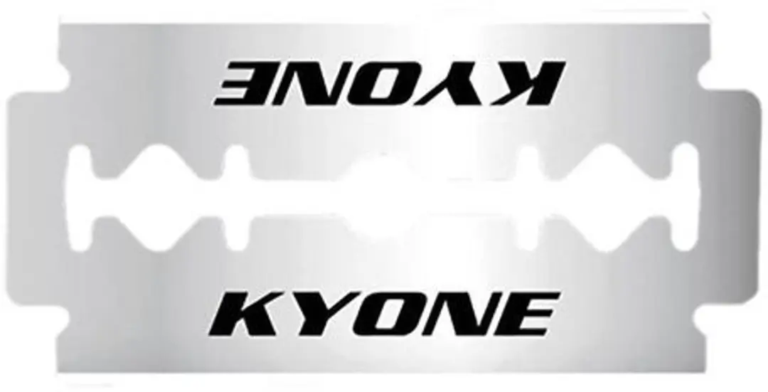 Kyone DE-100 Double Edge Mesjes - 100 Stuks - Zwart
