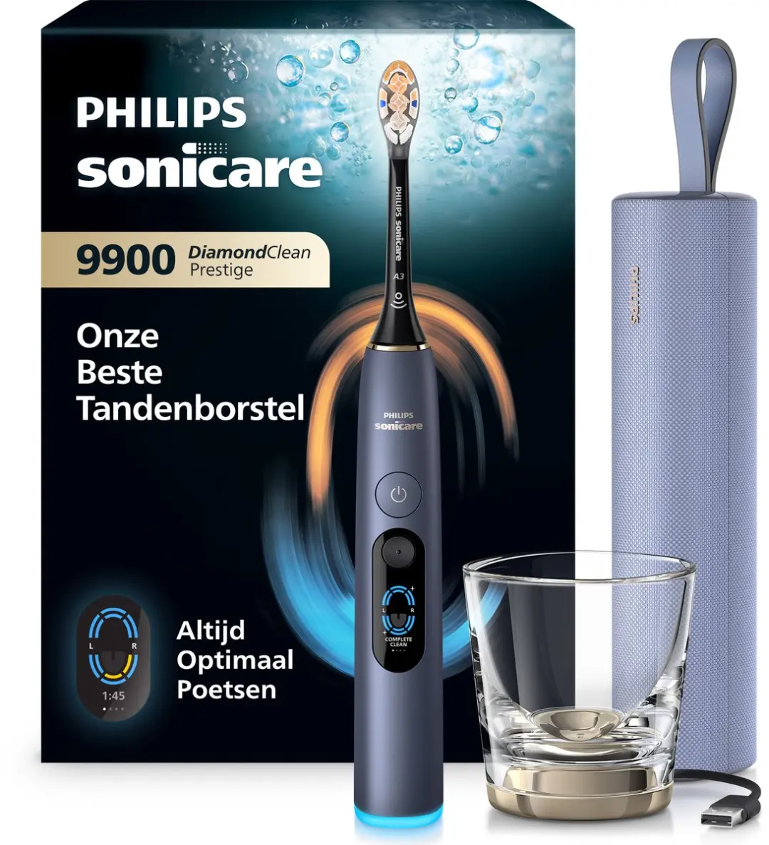 Philips Sonicare DiamondClean 9900 HX9813/98 Elektrische Tandenborstel