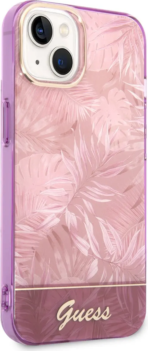 GUESS Telefoonhoesje iPhone 14 - Roze - TPU