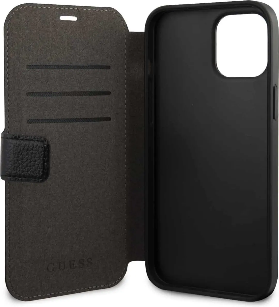 GUESS Iridescent Hoesje iPhone 12 Mini - 3 Stuks - Zwart