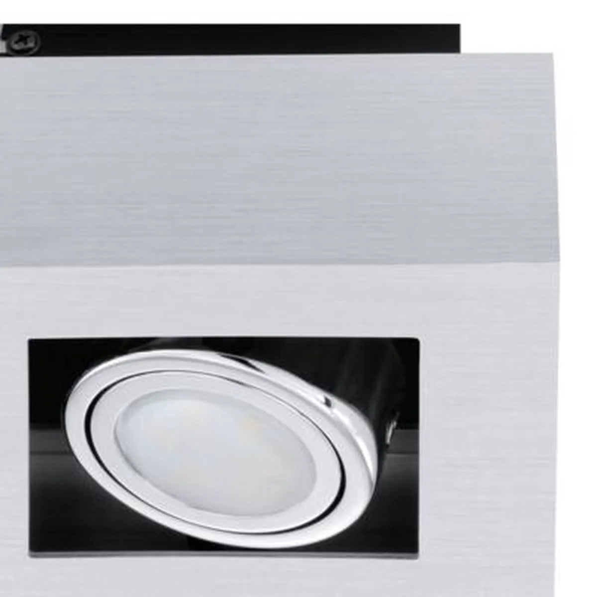 Eglo Loke 1 Opbouwlamp - Aluminium Chroom Zwart