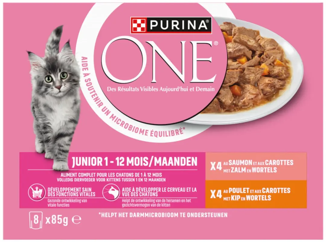 Purina ONE Nat Junior Kip & Zalm