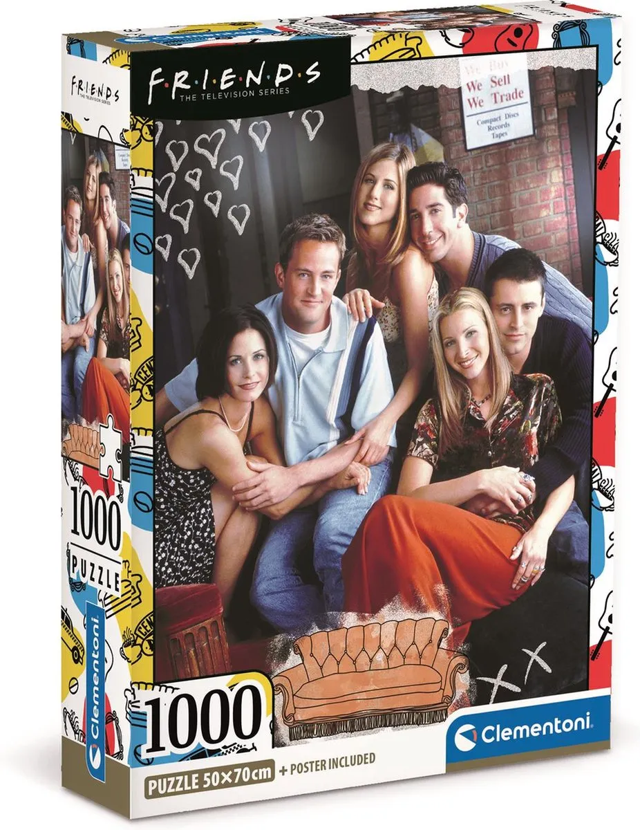 Clementoni Friends Puzzel 1000 Stuks