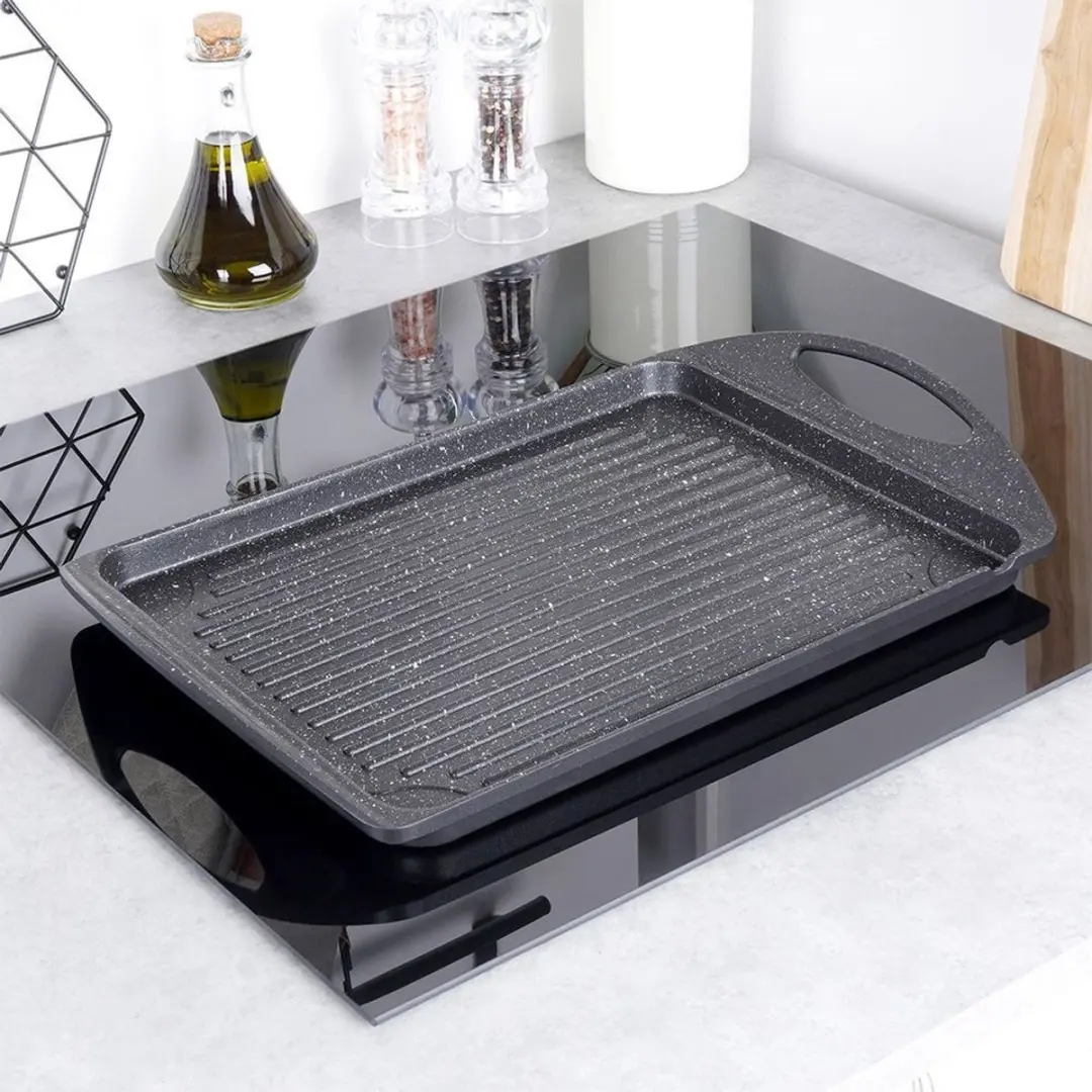 Orion Grande Serie Granieten Grillplaat 42x27cm - Zwart