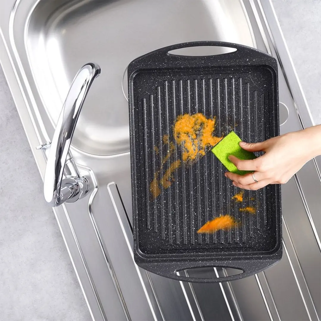 Orion Grande Serie Granieten Grillplaat 42x27cm - Zwart