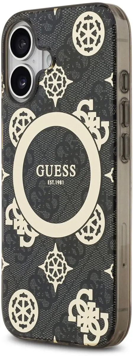 GUESS iPhone 17 Telefoonhoesje - MagSafe - Zwart GU-TPU-iPhone17-BK