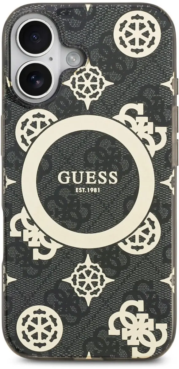 GUESS iPhone 17 Telefoonhoesje - MagSafe - Zwart GU-TPU-iPhone17-BK