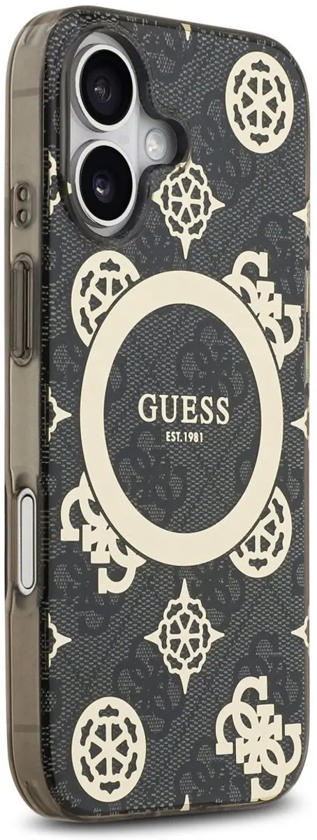 GUESS iPhone 17 Telefoonhoesje - MagSafe - Zwart GU-TPU-iPhone17-BK