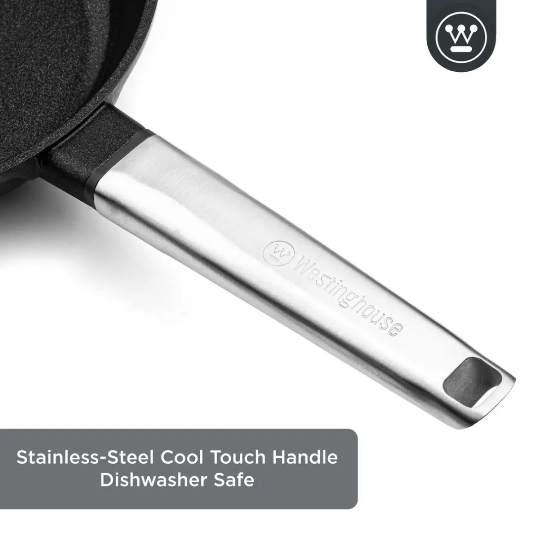Westinghouse Performance Grillpan Ø28cm - Inductie - Zwart