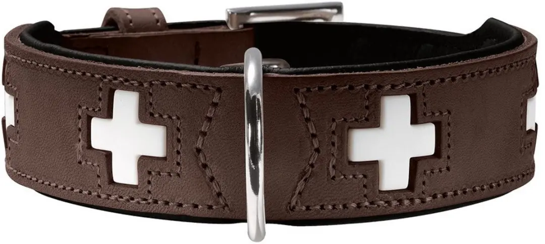 Hunter Hondenhalsband Swiss Bruin Maat 60 - afbeelding 6 van 6