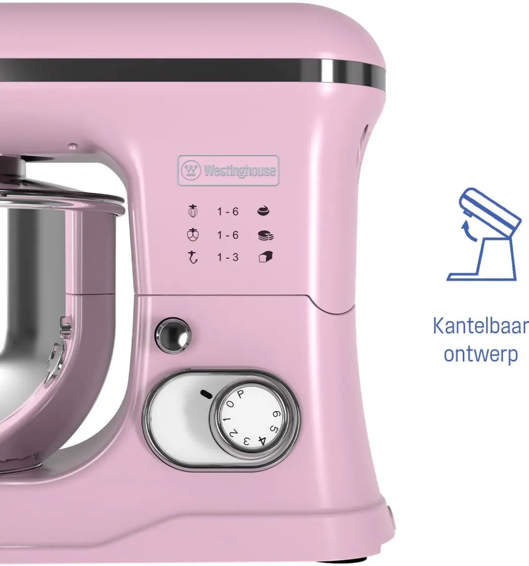 Westinghouse Retro Standmixer 1200W - Roze