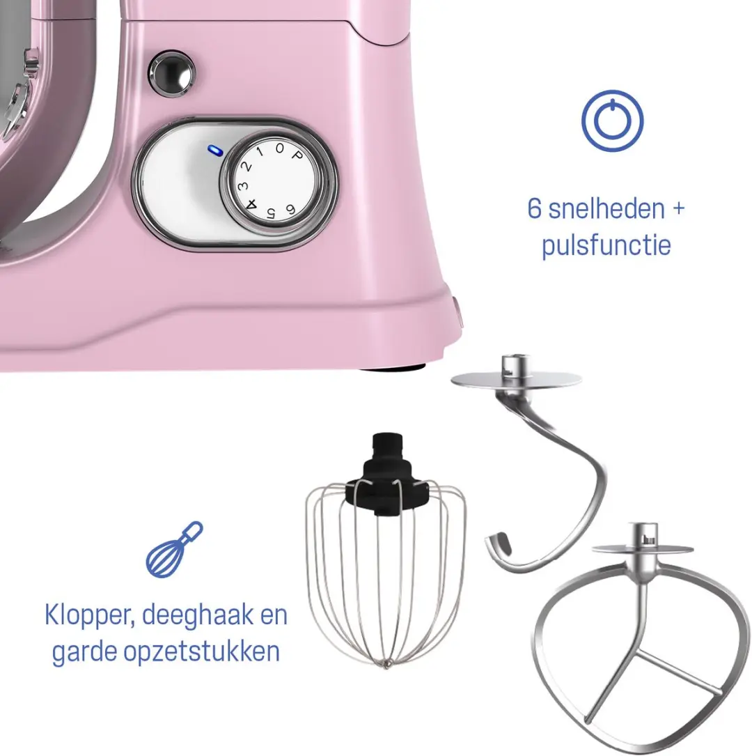 Westinghouse Retro Standmixer 1200W - Roze