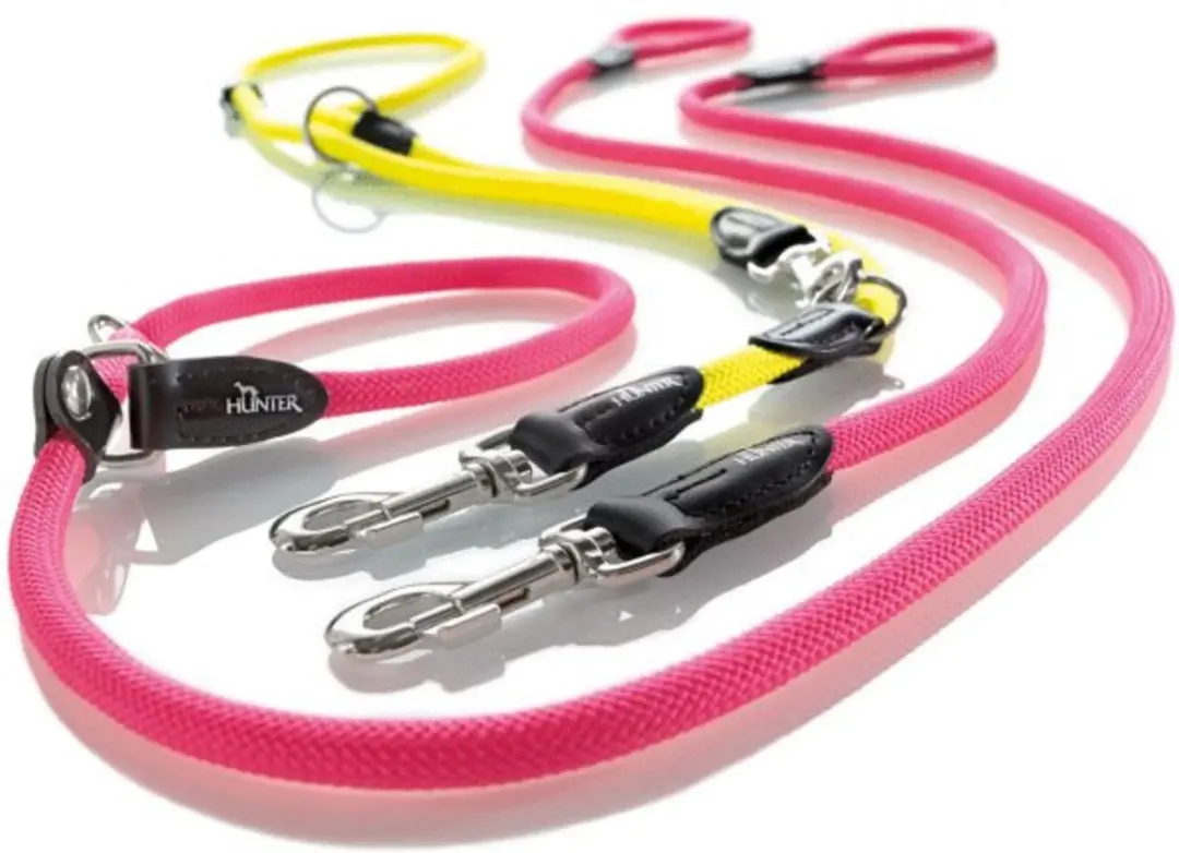 Hunter Retrieverlijn Stop Freestyle 8mm x 170cm - Bruin