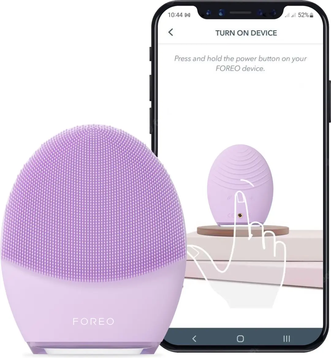 FOREO LUNA 4 Gezichtsreiniger - 16 Snelheden - Lavender