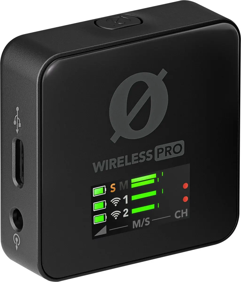 RØDE Wireless PRO REC0016507-000 Cameramicrofoon - Zwart