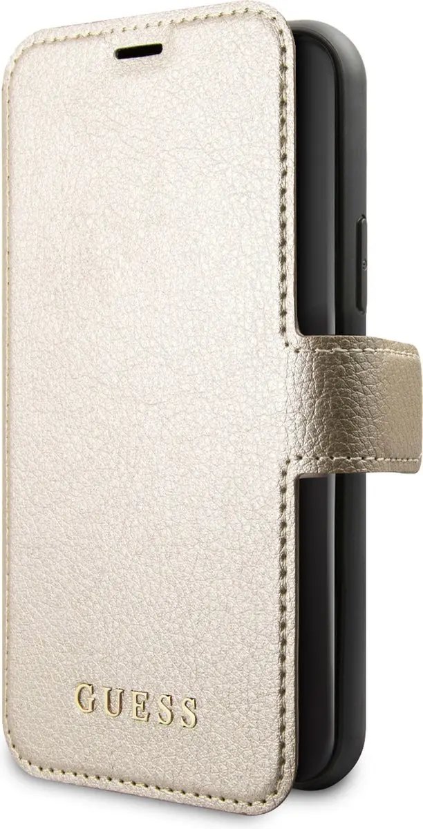 GUESS iPhone 11 Pro Hoesje S212-2 - 3 Pasjes - Goud