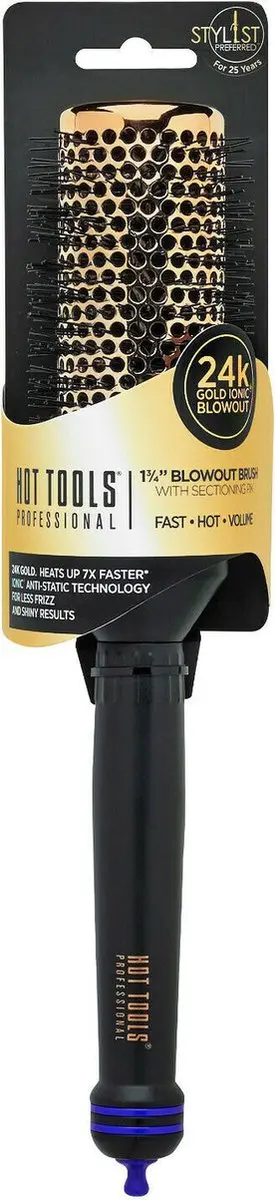 Hot Tools 24K Gold Volume Brush 4,5cm Krulborstel - Zwart