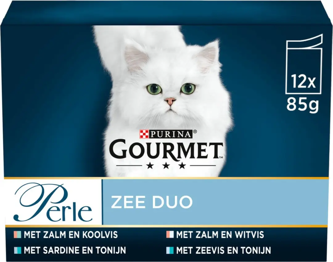 Gourmet Perle Mini Filets Zee Duo in Saus - 12x85g