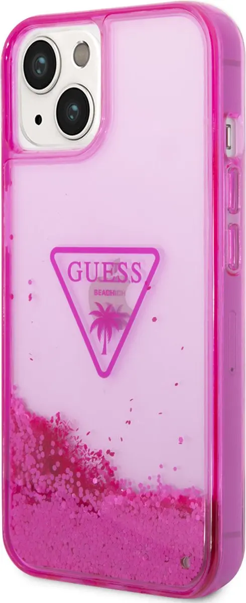 Guess iPhone 14 Plus TPU Hoesje - Roze - MagSafe - afbeelding 6 van 6