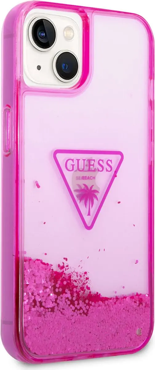 Guess iPhone 14 Plus TPU Hoesje - Roze - MagSafe