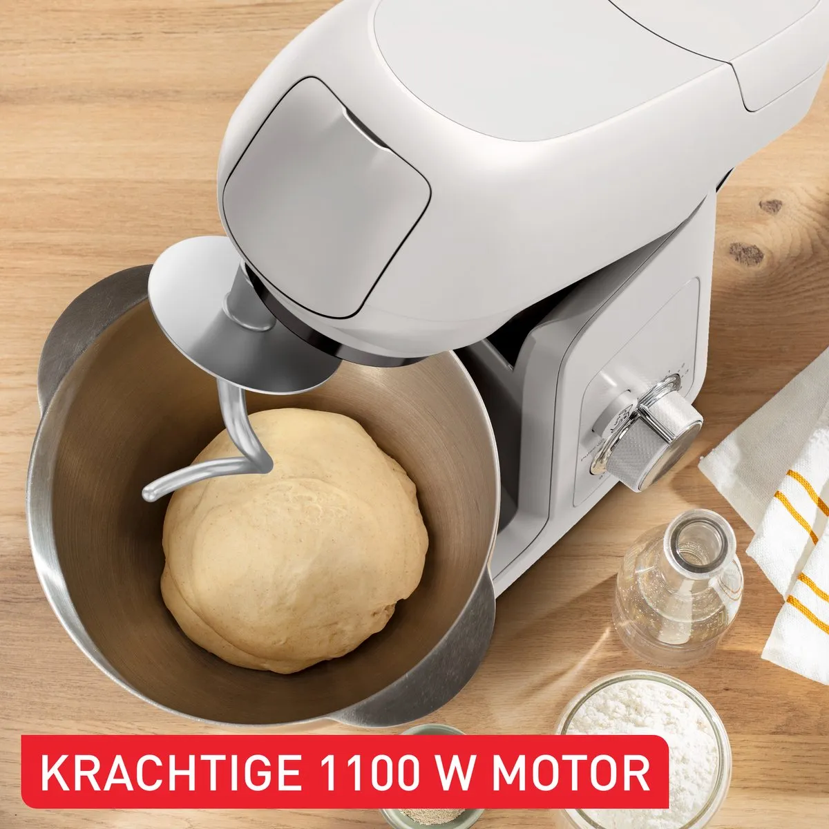 Tefal QB525B38 Bake Partner Keukenmachine 1100W - Wit