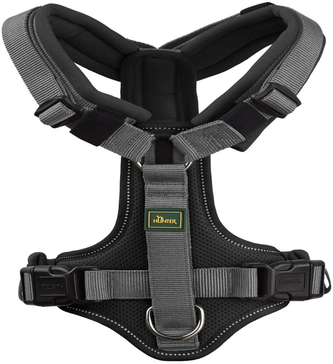 Hunter Harnas Maldon Up - 69-105 cm - Zwart & Grijs