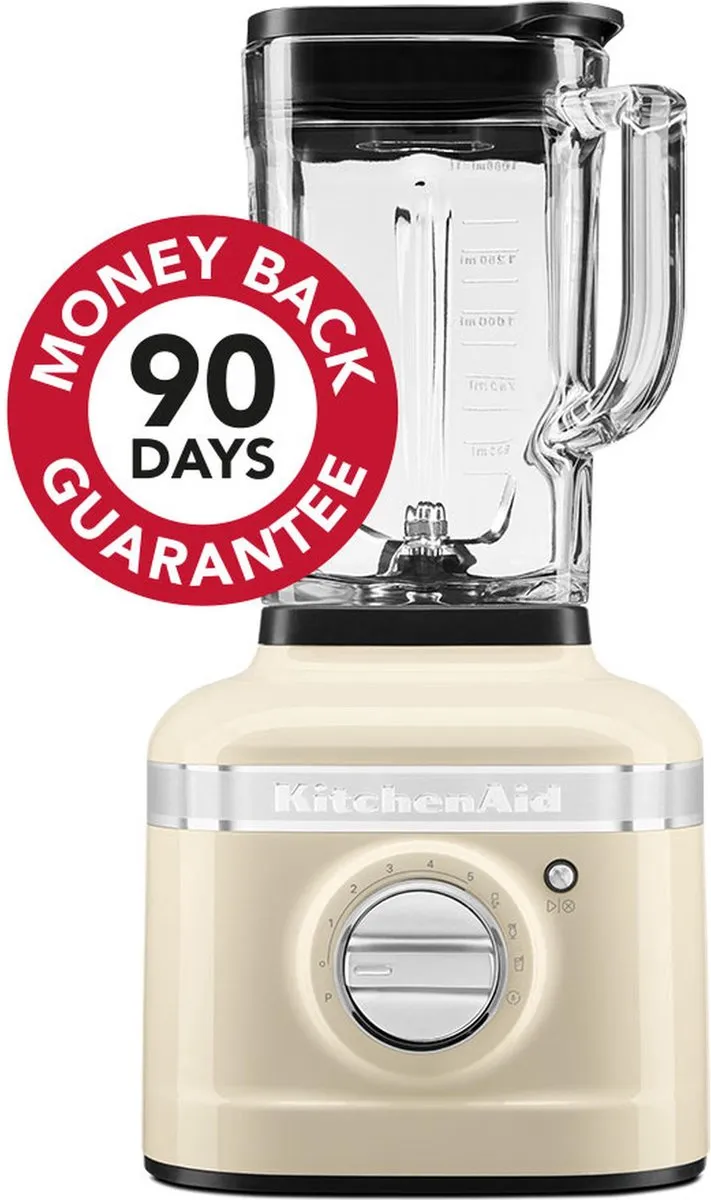 KitchenAid Artisan Blender 1200W - 1,4L - Almond Cream - afbeelding 6 van 10