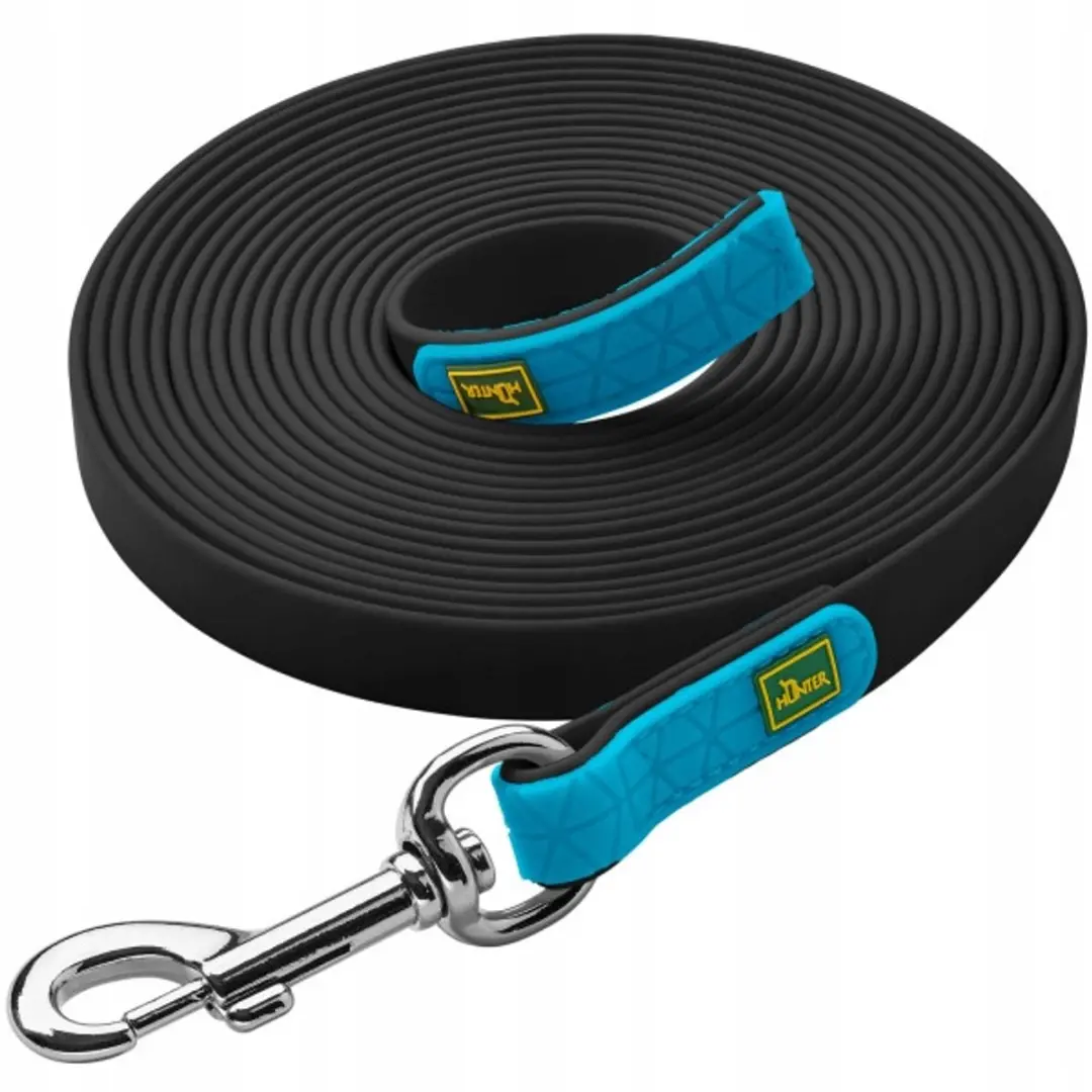 Hunter Convenience Trainingslijn 1.5/500cm - Zwart - afbeelding 2 van 5